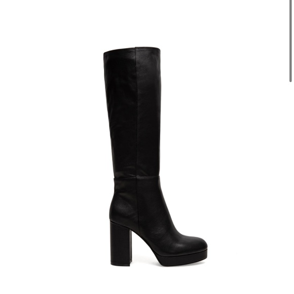 SILENT D Shoes - NWT Anthropologie SILENT D YELLONA Black Leather Boot